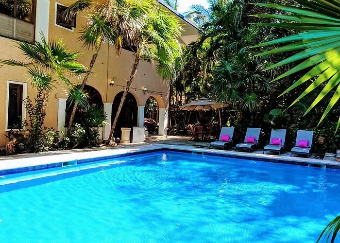 Steps To Ocean Huge Private Pool In Exclusive Fase 1 Playacar Villa
