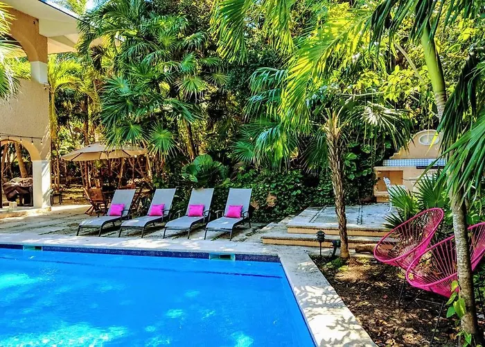 Steps To Ocean Huge Private Pool In Exclusive Fase 1 Playacar Pousada *
